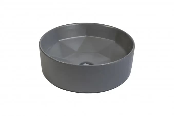 Umivaonik Lavabo nadgradni minotti 7016G fi 410x145 Siva-mat I — slika 1 od 3