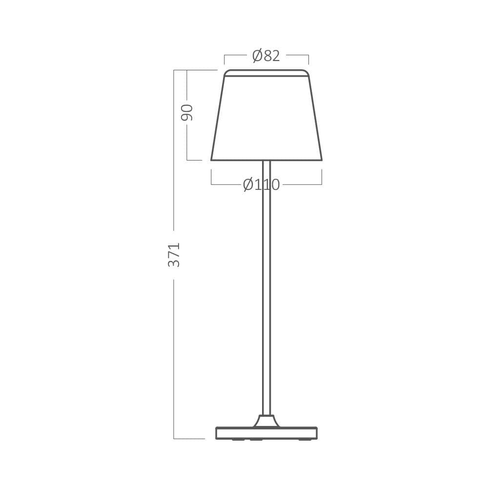 Stolna lampa LED BRY-TOWER-1-WHT-3000K bijela Braytron — slika 4 od 4
