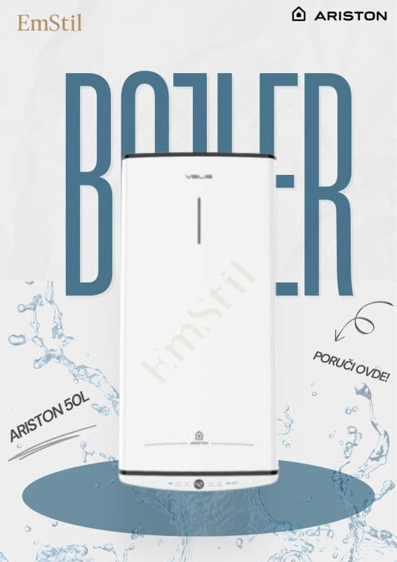 Bojler Velis Ariston 50l EU Bijeli — slika 1 od 4