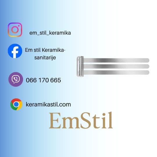 Držač peškira COPEN ELEGANTE pomicni C-13-14 I — slika 1 od 3