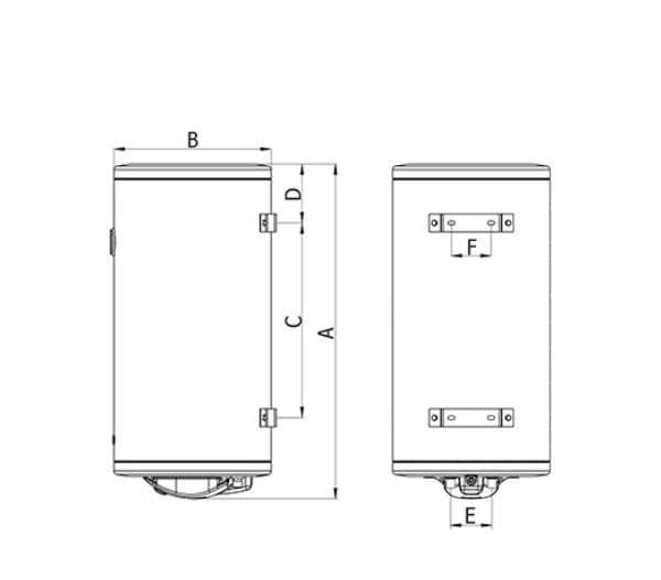 Bojler inox 50l TERMORAD — slika 3 od 3