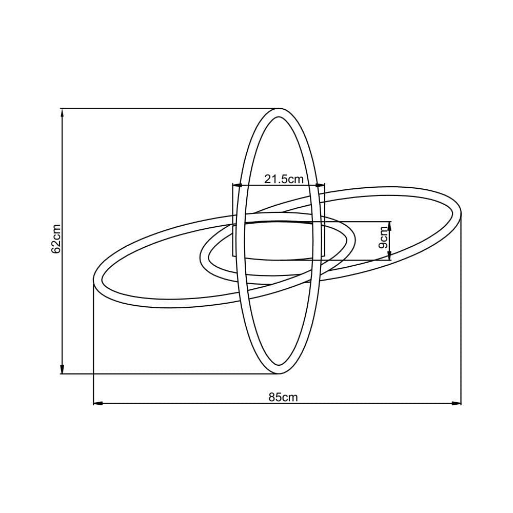 Plafonjera LED BRY-NELA-SR2 crna sa daljinskim IP20-Braytron — slika 5 od 6