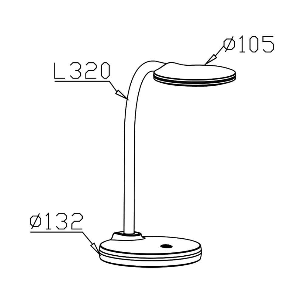 Stolna lampa BRY-LB124-4.5W-BLU-5000K-Braytron — slika 5 od 6