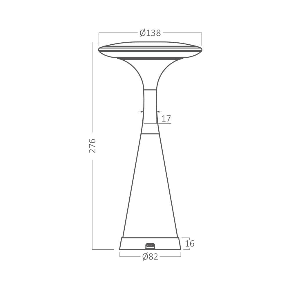 Stolna lampa LED BRY-TOWER-2-GRN-3IN1-Braytron — slika 4 od 4