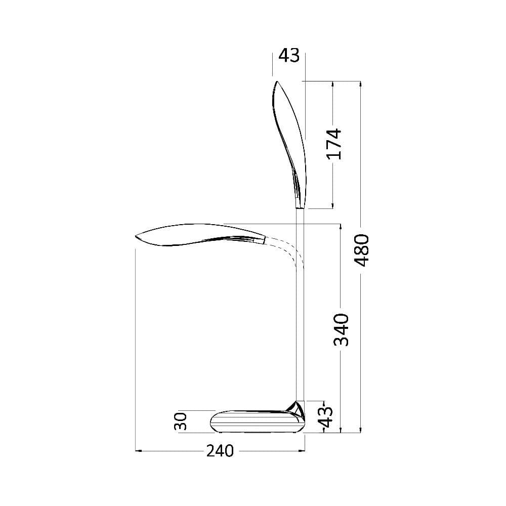 Stolna lampa BRY-LB125-5W-bijela-5000K Braytron — slika 5 od 6