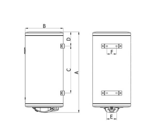 Bojler inox 80l TERMORAD — slika 3 od 3