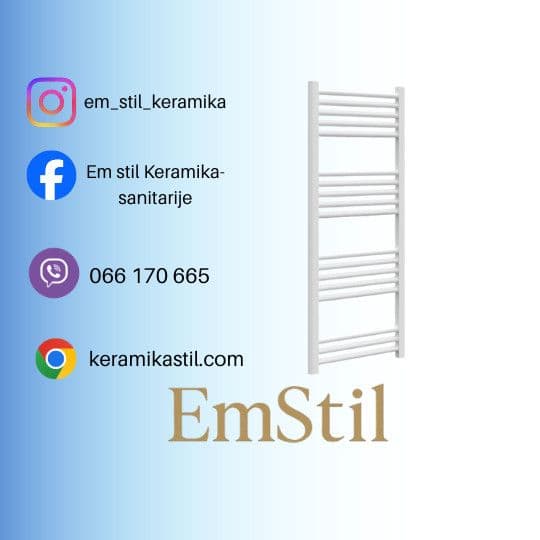 Sušač WARME WERRA 500x1200 bijeli WA-W-50120W — slika 1 od 1