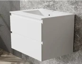 Kupatilski ormaric sa umivaonikom Tea 80cm bijeli R lavabo — slika 1 od 1