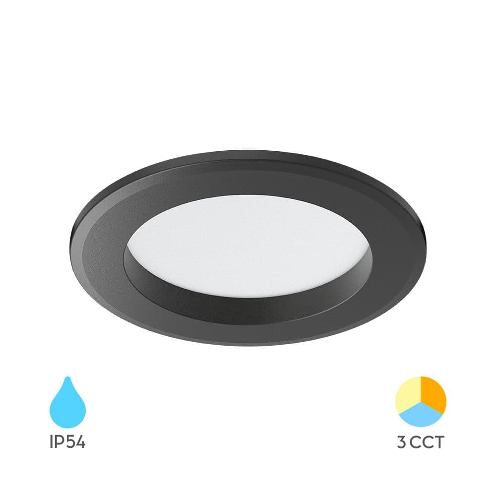 Led spot ugradni9W-CRNA-3U1-IP54-braytron — slika 1 od 8