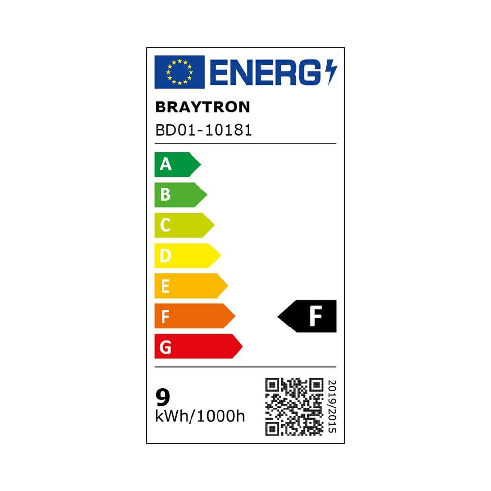 Led spot ugradni9W-CRNA-3U1-IP54-braytron — slika 8 od 8