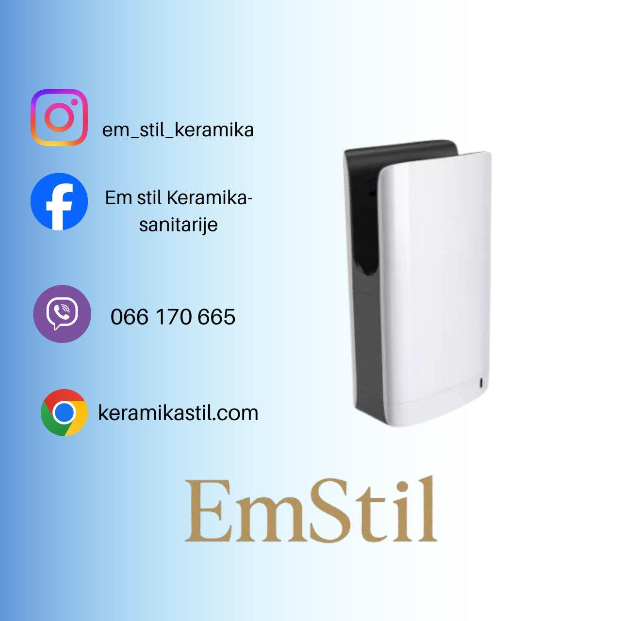Sušač za ruke beskontaktni  Mini jet 1650 W ABS bijelo ROCO — slika 1 od 3