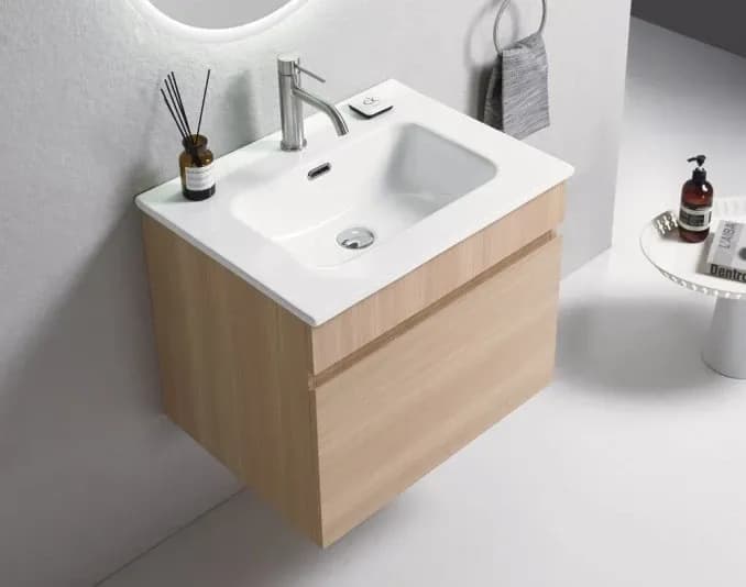 Umivaonik sa ormaric UNILINE LUMA 60cm BRW  613x464x480 I — slika 1 od 5
