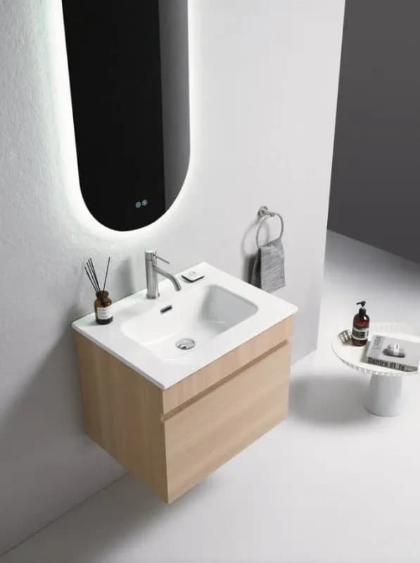 Umivaonik sa ormaric UNILINE LUMA 60cm BRW  613x464x480 I — slika 3 od 5