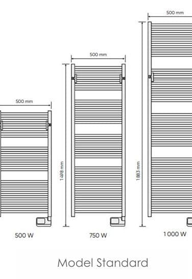 Radijator za kupatilo S-Serviete 2012Digital750W — slika 3 od 5