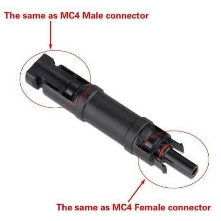 MC4 konektori za solarne panele, 1000V/30A, muško-ženski (par) — slika 3 od 3