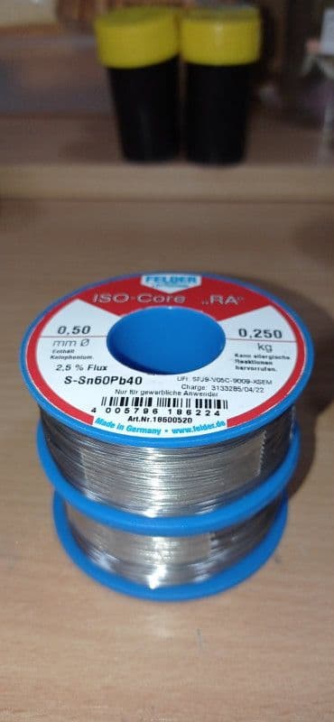 TINOL (kalaj) FELDER 0.5mm - 250gr (S-Sn60Pb40) — slika 3 od 3