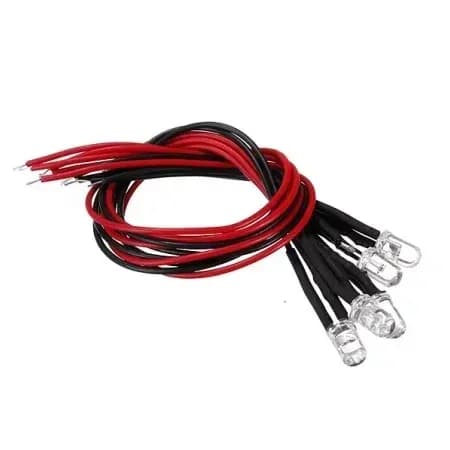 LED DIODA SA OTPORNIKOM 12-18V 5mm CRVENA/ZELENA/BIJELA — slika 1 od 1