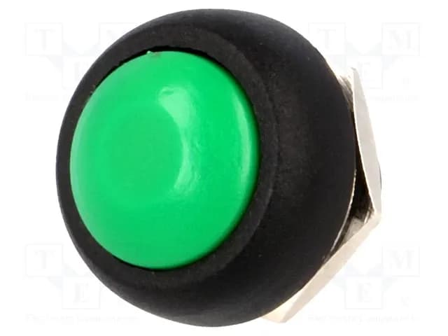 Taster PS33BGR 250VAC/1A zeleni — slika 1 od 1