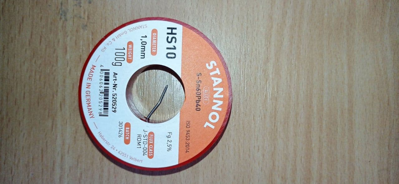 TINOL 1mm - 100gr (STANNOL HS10, Sn60Pb40) — slika 5 od 6