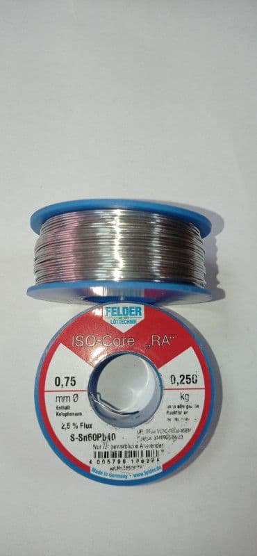 TINOL 0.75mm - 250gr (FELDER S-Sn60Pb40) — slika 5 od 6