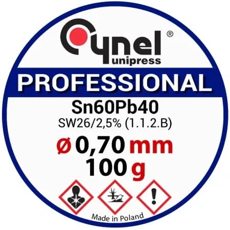 Tinol 0,7mm/100g (Cynel Unipress Sn60Pb40) — slika 1 od 1