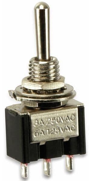 KIP PREKIDAČ MTS-103-A1 ON-OFF-ON 250V/3A — slika 3 od 3