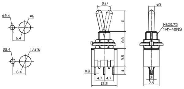 KIP PREKIDAČ MTS-101-A1 — slika 3 od 4