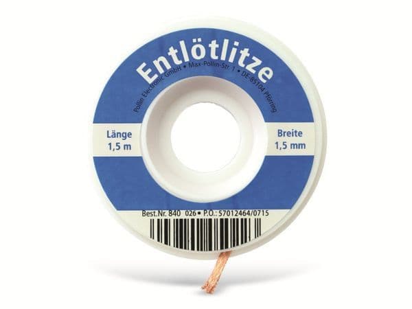 Bakarna žica "pletenica" za odlemljavanje 1.5mm/1.5m — slika 1 od 2