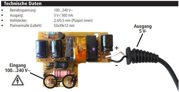 Ispravljač 5V, 500mA — slika 3 od 3