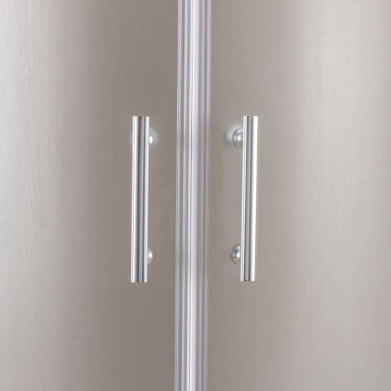 Tuš kabina polukružna + kada 90cm Mat Rocco — slika 9 od 11