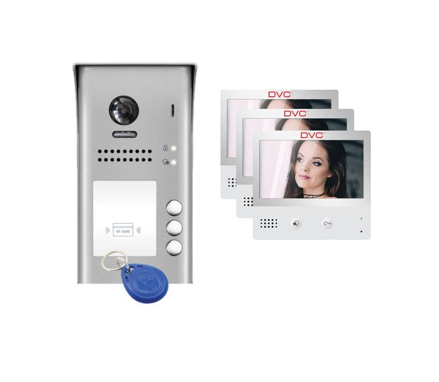 VIDEO INTERFON DVC ZA 3 STANA TOUCH SCREEN — slika 1 od 1