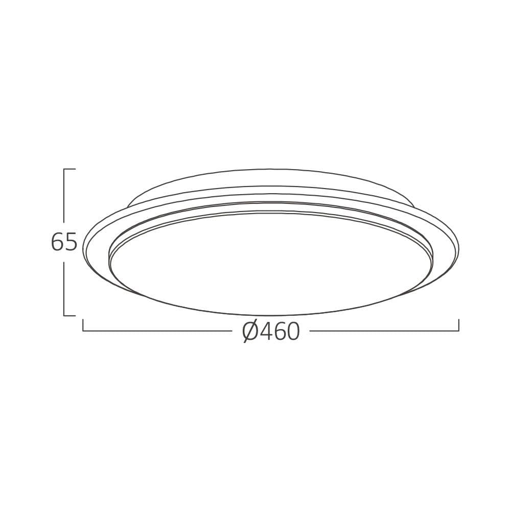 Plafonjerka LED plafonjera JADE 34W 3 u 1 boje svjetla Braytron — slika 4 od 5