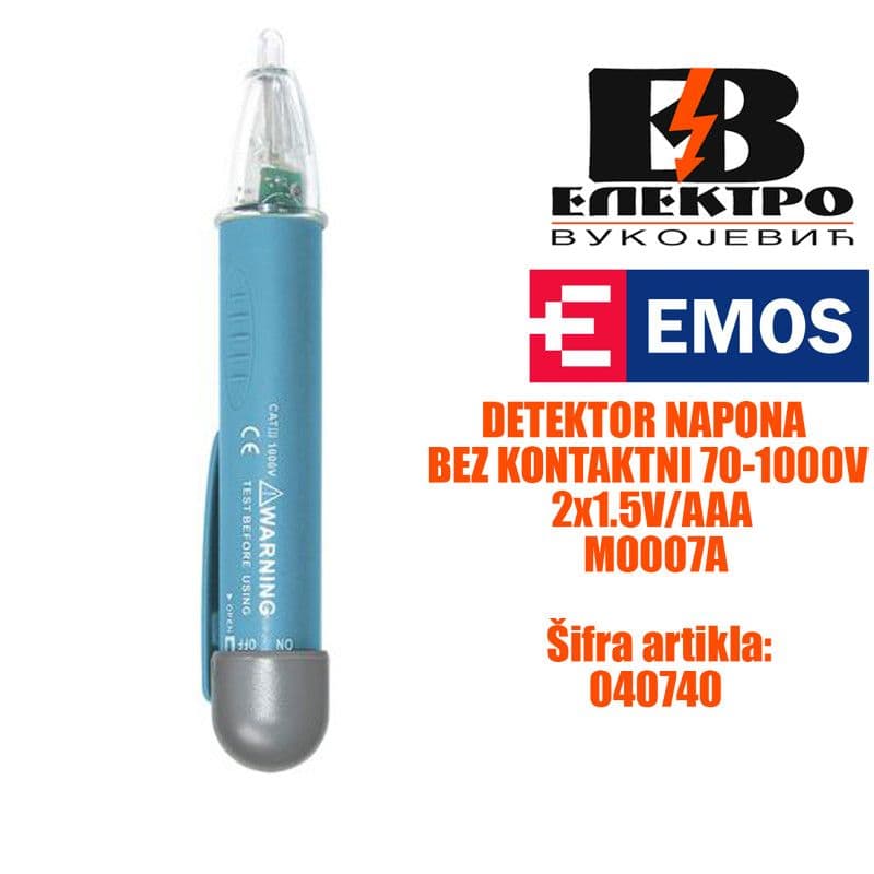 Detektor napona bez kontakta 70-1000V Emos — slika 2 od 2