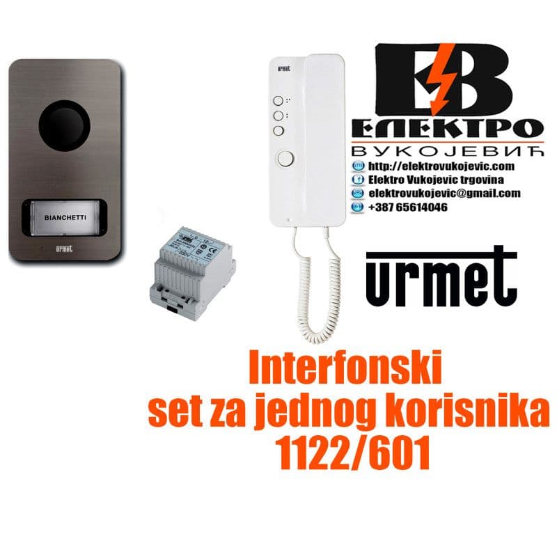 Interfon Portafon Urmet za 1 korisnika, stana — slika 3 od 3