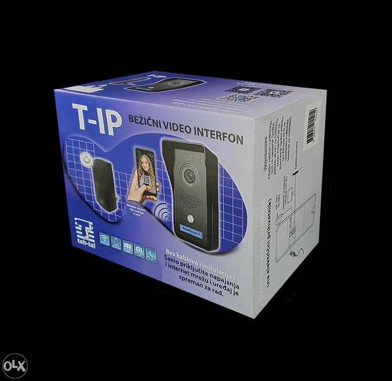 Wi-Fi smart video interfon za 1 stan Android iOS — slika 3 od 3
