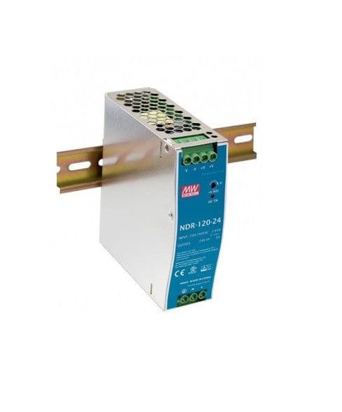 Industrijsko napajanje 24v 120w MEAN WELL NDR-120-24 — slika 1 od 1