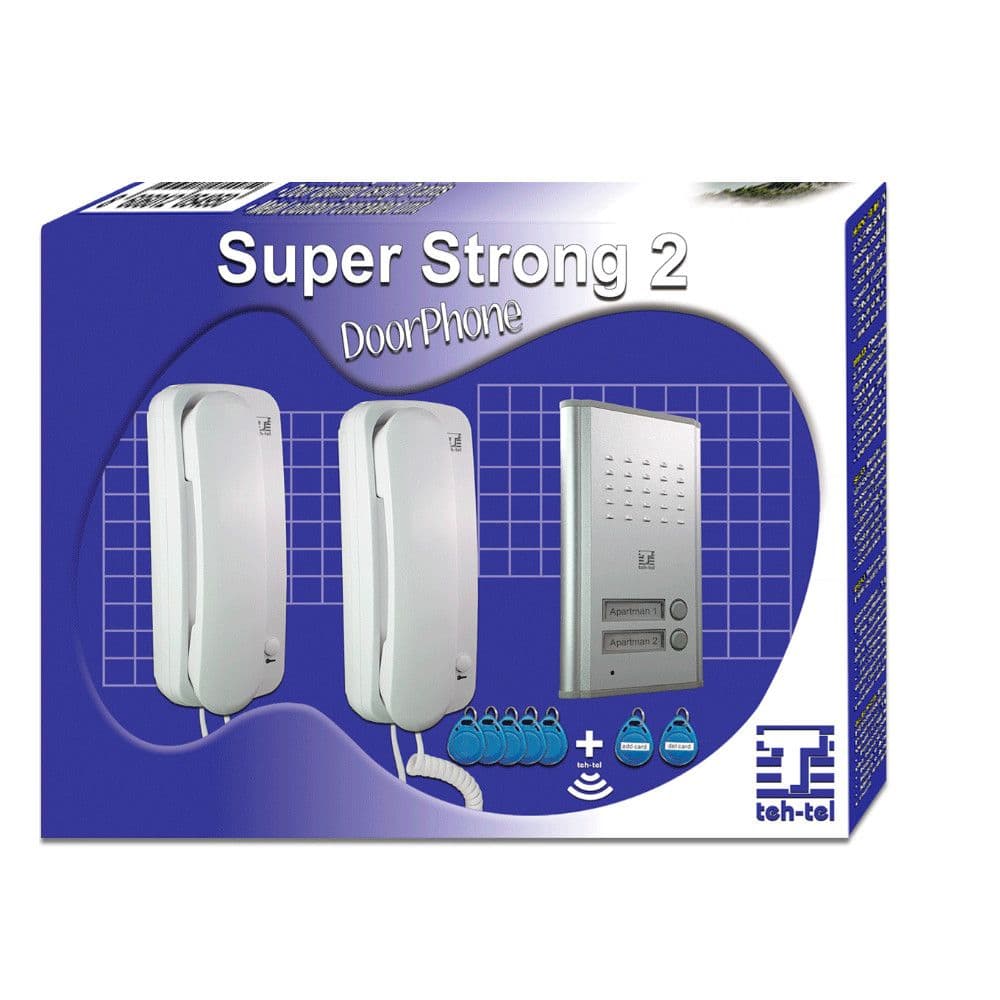 Audio interfon set za 2 stana SUPER STRONG 2 Teh tel — slika 1 od 2