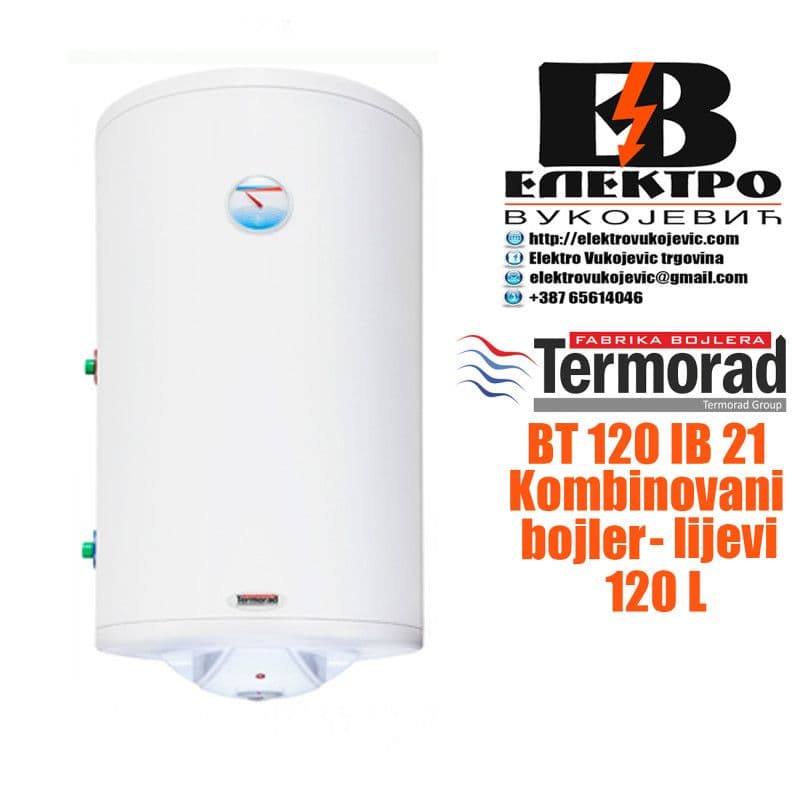 Kombinovani bojler BT-120 IB30-lijevi 120 L — slika 1 od 1
