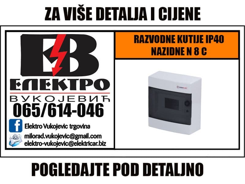 RAZVODNA TABLA IP40 NADŽBUKNE N 8 C — slika 2 od 3