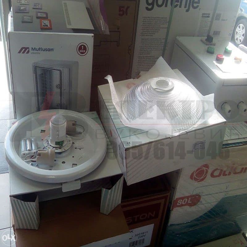 PANIK PLAFONJERA LED SA SENZOROM 2XE27 — slika 7 od 12
