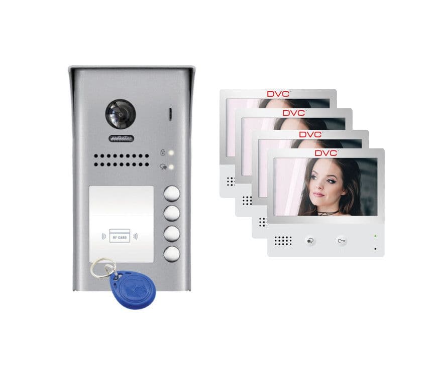 VIDEO INTERFON DVC ZA 4 STANA TOUCH SCREEN — slika 1 od 1
