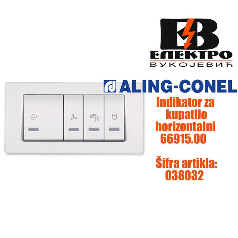 Indikator za kupatilo horizontalni Aling conel — slika 1 od 2
