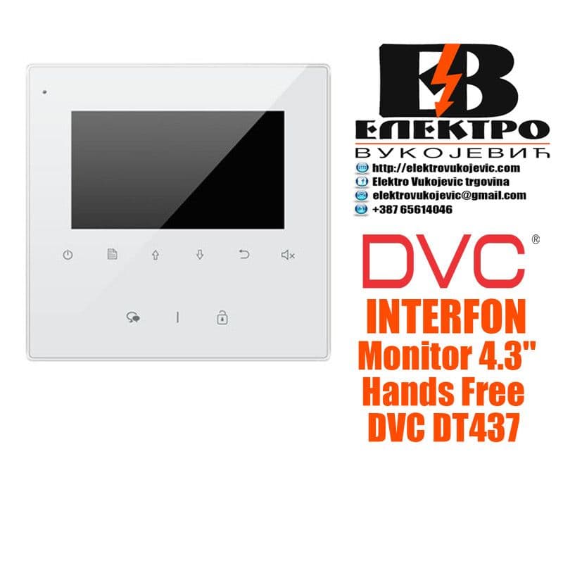 Videointerfonski monitor 4.3” TFT hands-free — slika 2 od 2