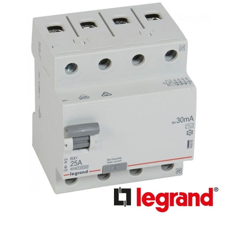 Fid sklopka RX3-RCCB 25/30mA 4P Legrand — slika 1 od 2