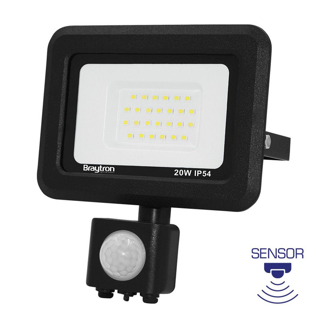 LED reflektor sa senzorom 20W 6500K Braytron — slika 1 od 7