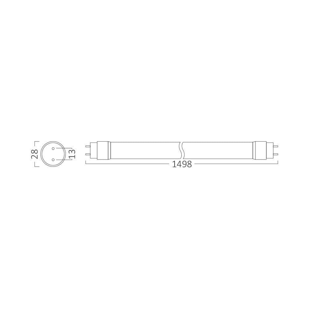 LED cijev 24W G13 SG T8 GLS 6500K — slika 6 od 7