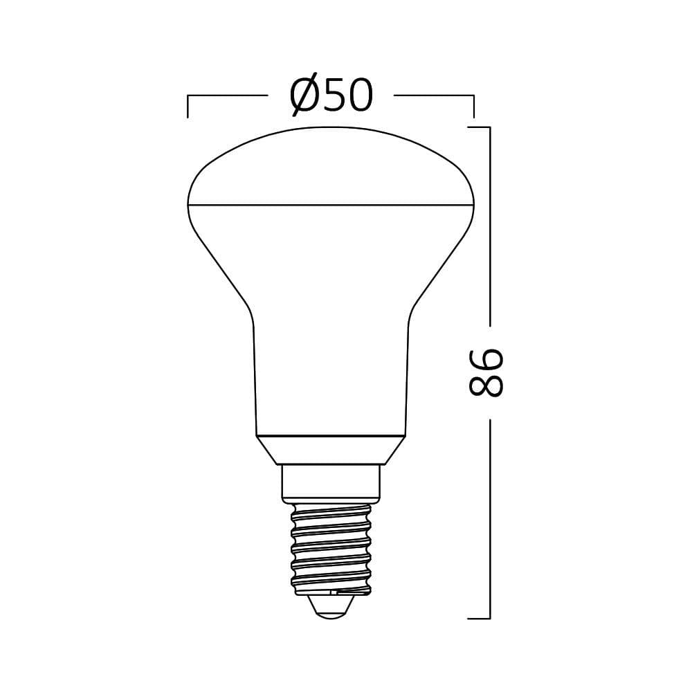 LED sijalica 6W E14 R50 3000K Braytron — slika 4 od 5