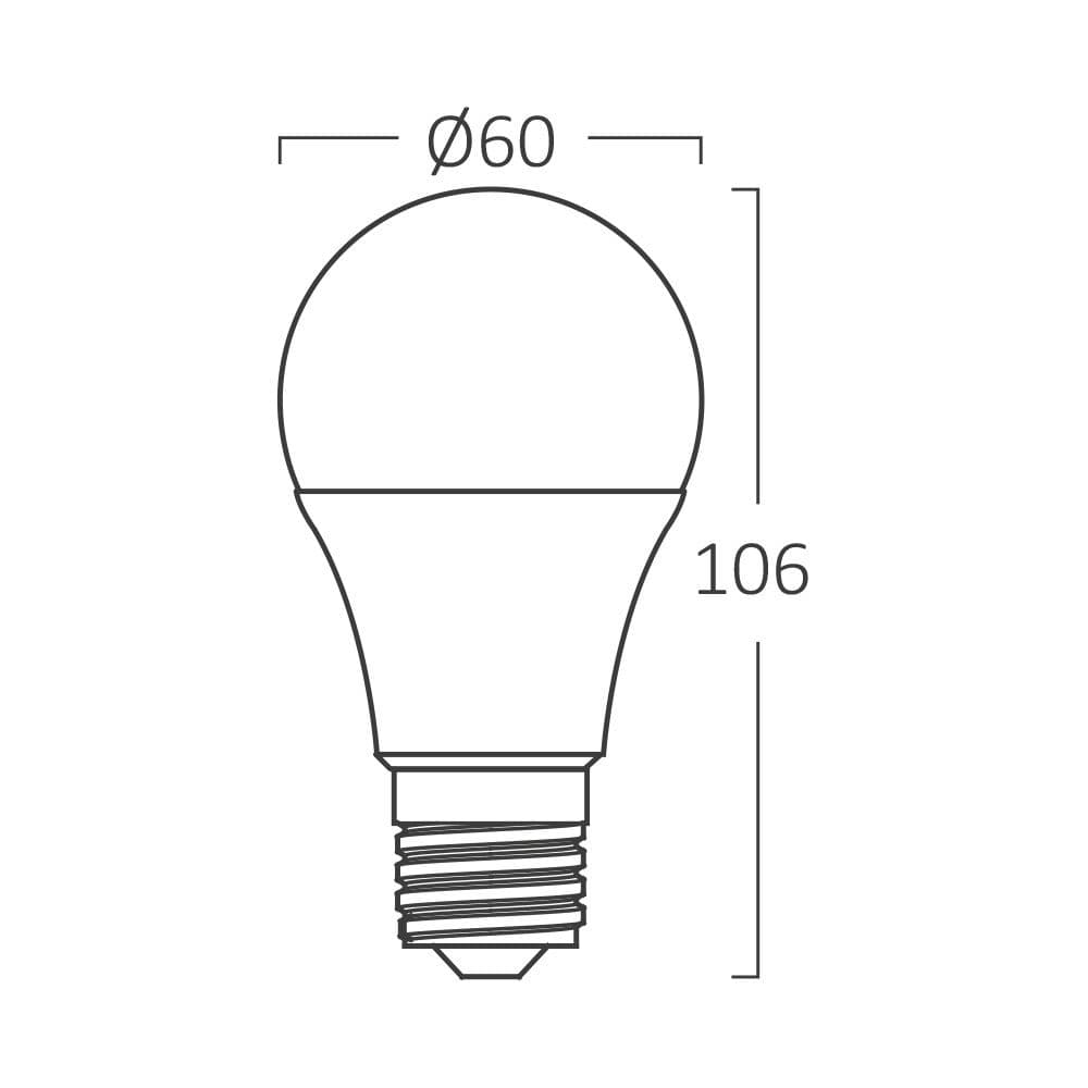 LED sijalica 9W E27 A60 6500K Braytron — slika 3 od 5