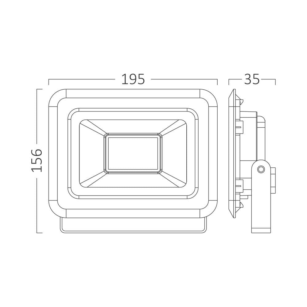 LED reflektor 50W 6500K Braytron — slika 4 od 5