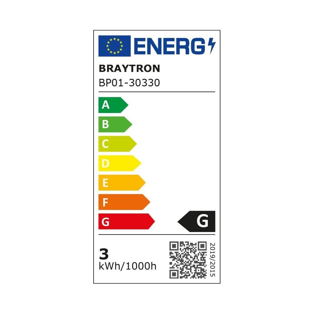 Led Panel Ugradni Krug 3W 6500K Braytron — slika 7 od 8